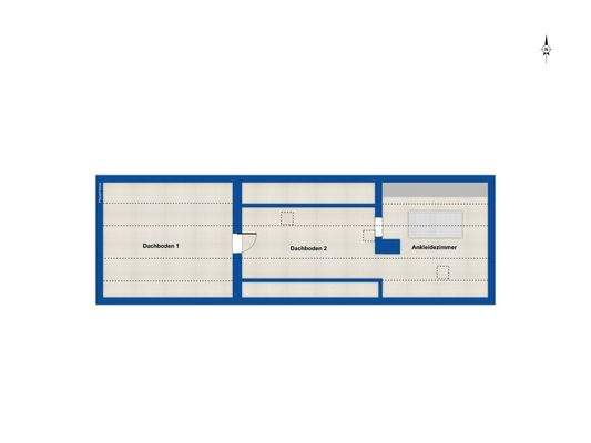Grundriss Dachboden