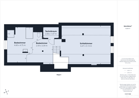 Grundriss Dachgeschoss