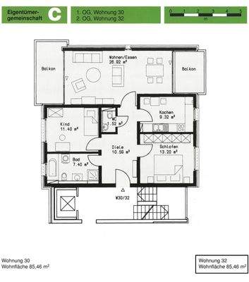 Grundriss 2.OG. rechts
