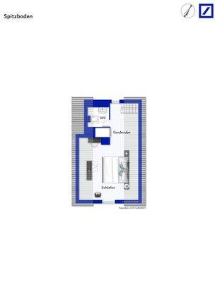 Grundriss Spitzboden