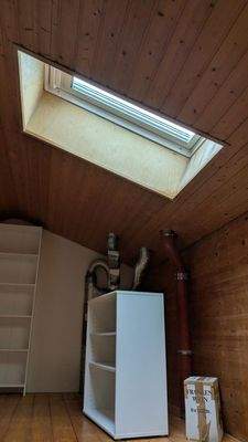 Fenster im Dachspitz