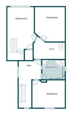Grundriss Skizze 1.OG