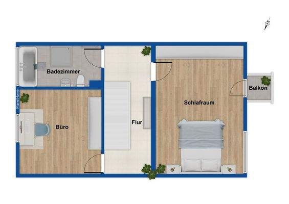 Grundriss Obergeschoss