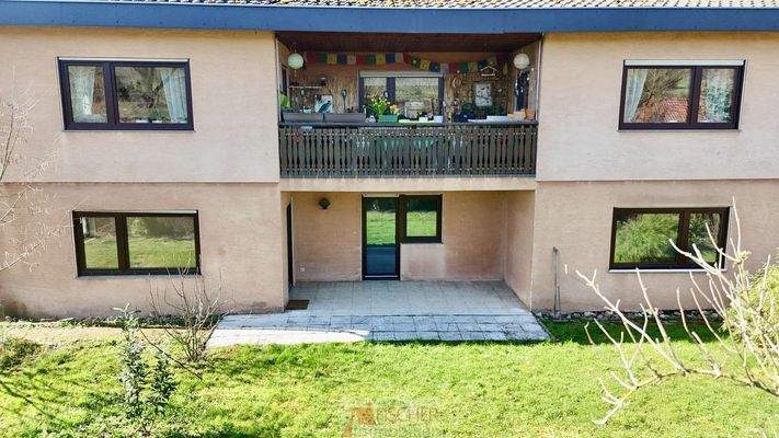 Ansicht Terrasse-Balkon