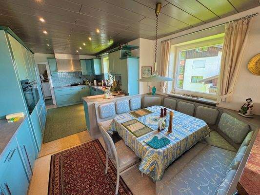 Essbereich im Wohnzimmer