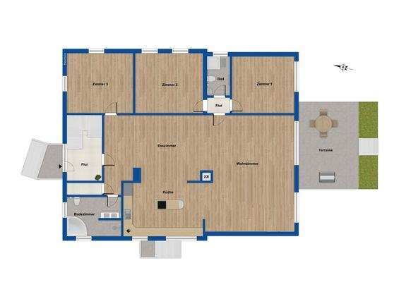 Grundriss Erdgeschoss