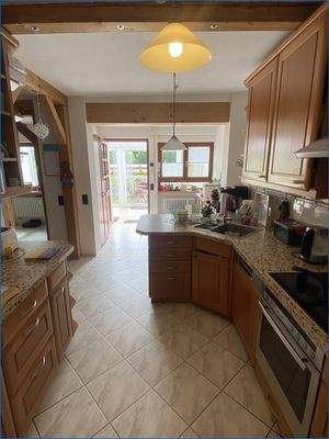 Küche Richtung Wintergarten