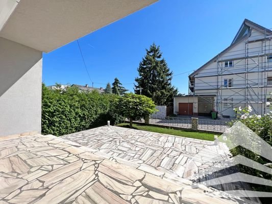 Terrasse I Ansicht vom Wohnzimmer