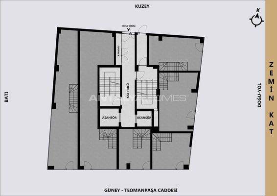 Apartments near the Main Road and Sea in Antalya Muratpaşa