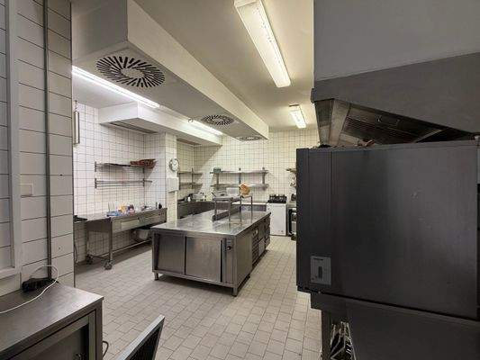 Klare Aufteilung in der Profiküche