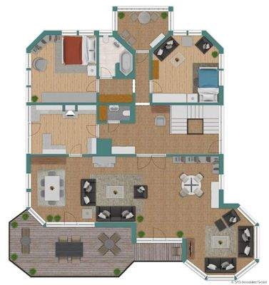 Grundriss-Skizze Erdgeschoss 