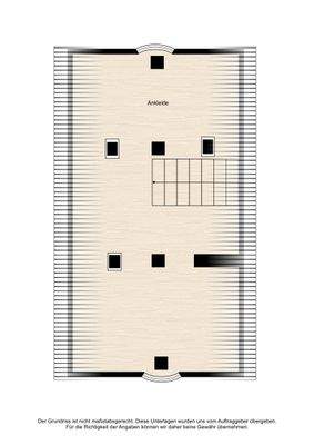 Grundriss Spitzboden