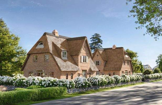 Ansicht von der alten Dorfstraße (Visualisierung) 