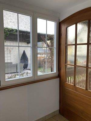 Windfang zum Hauseingang