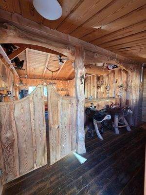 Eingang Saloon mit Lärchenboden