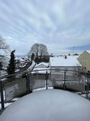 Balkon in Ostausrichtung