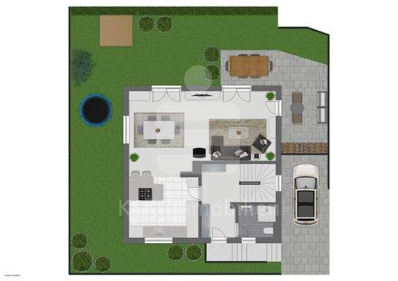 Erdgeschoss mit Außenbereich