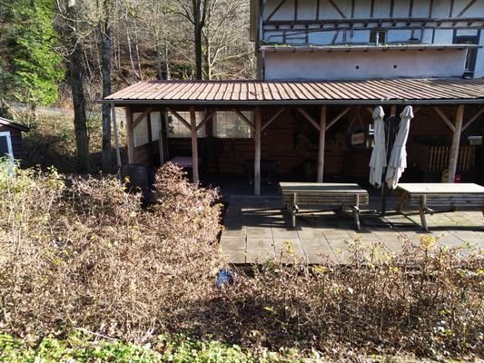 Ansicht Westseite Terrasse