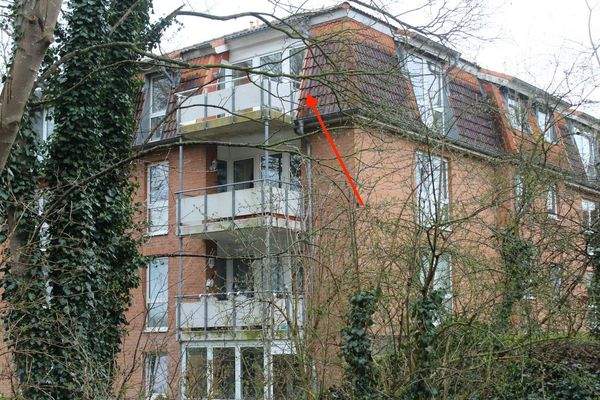 Wohnung aus Richtung Stadtpark