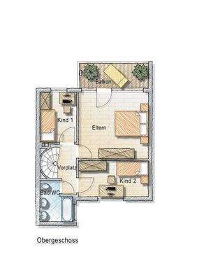 Grundriss Obergeschoss