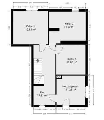 Haupthaus Kellergeschoss