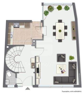 Grundriss Wohnhaus  EG