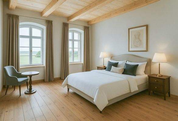 Visualisierung Schlafzimmer - Ausstattungsbeispiel