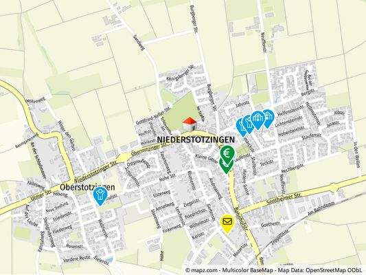 Geolyzer Kartenausschnitt