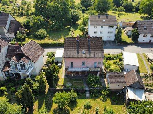 Rückansicht des Hauses