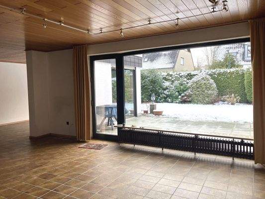 Blick auf die Terrasse