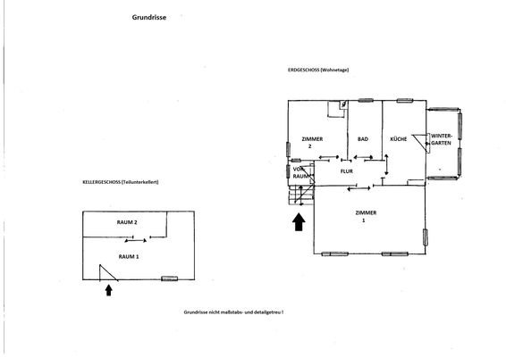 Grundrisse Wochenendhaus