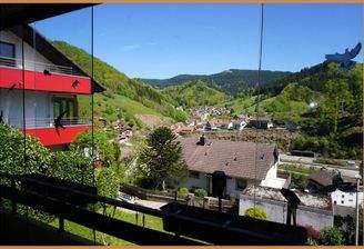 Aussicht vom Balkon