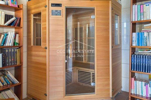 Sauna in der Fitness-Casita