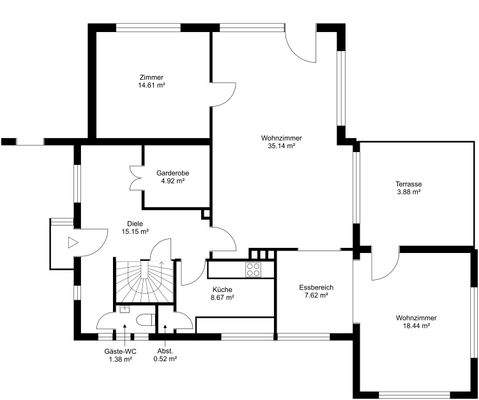 Grundriss Erdgeschoss