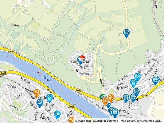 Geolyzer Kartenausschnitt