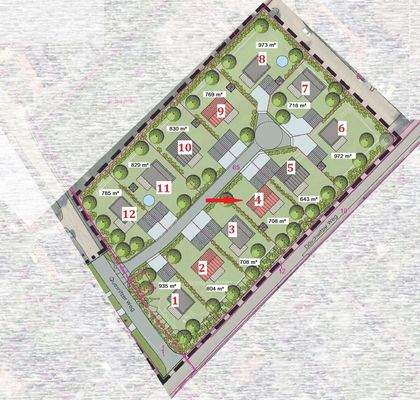 Lageplan Grundstück