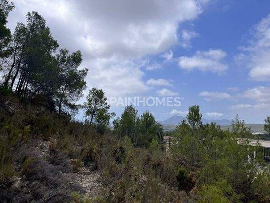 7716 sqm Sea View Residential Plot in Altea Costa Blanca