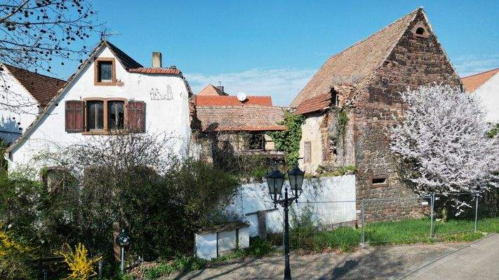 Ansicht Haus und Scheune