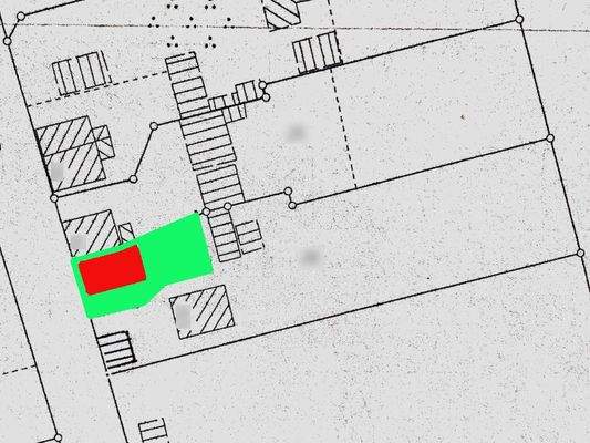 Lageplan - Teilungsskizze