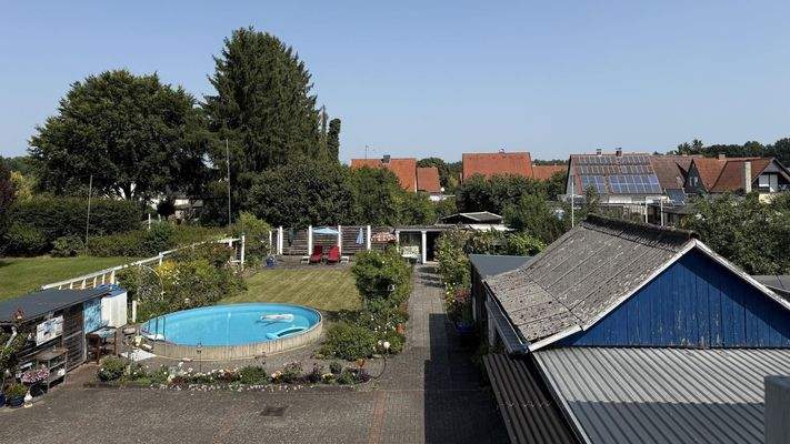 Blick auf den Garten