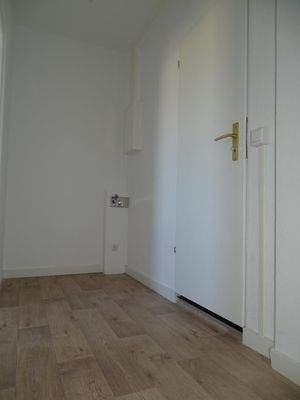 Waschmaschinenanschluss auf dem Flur