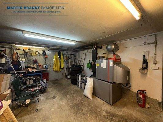 Werkstatt und Heizungskeller