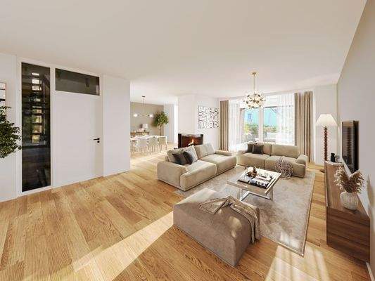 Wohnzimmer KI-Animation