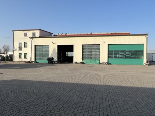 Sozial-und Werkstattgebäude Südansicht