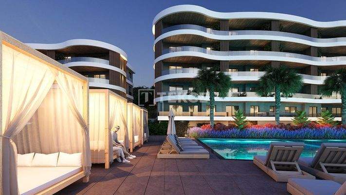 Sea View Apartments in a Complex with Pool in Kuşadası