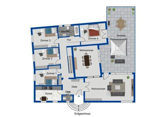 Grundriss Erdgeschoss