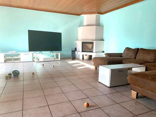 Wohnbereich mit Kamin