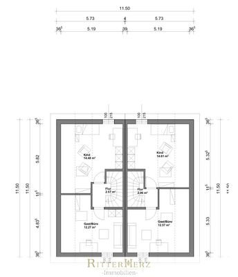 Doppelhaus Dachgeschoss