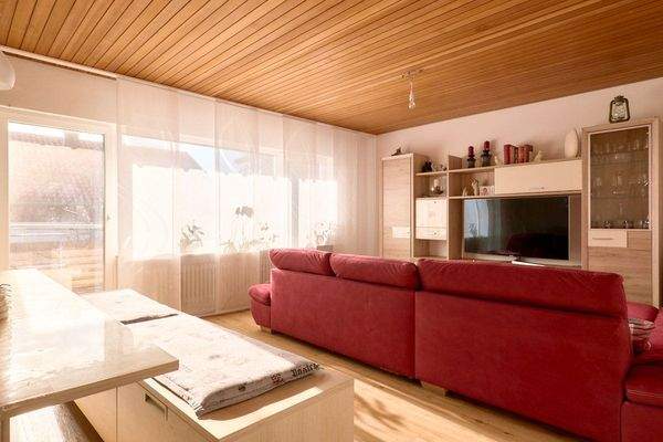 Blick in das Wohnzimmer