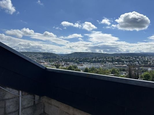 Aussicht vom Balkon